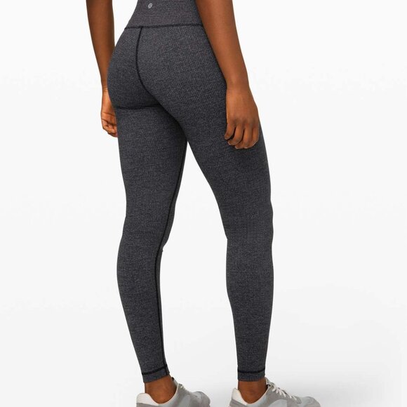 Lululemon Wunder Under High-Rise Tight 28" Variegated Black Dark Slate - Picture 2 of 9